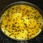 Granadilla Topping Placed & ready to chill