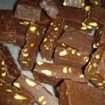 Chocolate Pistachio Fudge - Ready to Eat