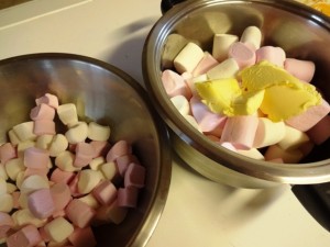 Marshmallows divided