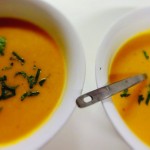Spicy Sweet potato and pumpkin soup